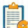 Icon representing document attestation.