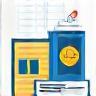 Icon representing visa documentation.
